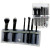 Royal & Langnickel Moda Total Face 7pc Black Brush Kit 